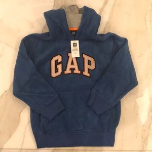 Boys Fleece Gap Hoodie. Size 6-7 (Small). NWT
